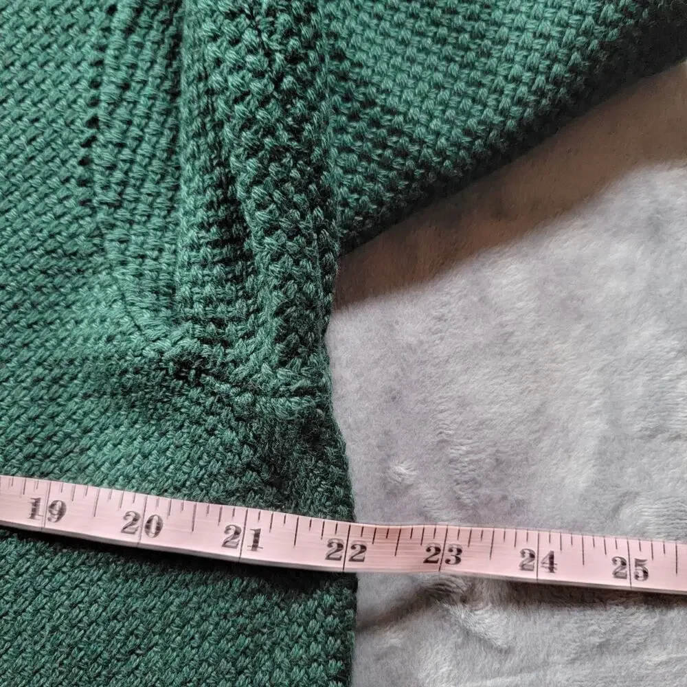 NWT J. Crew Mens L Heritage Cotton Crewneck Sweater Green